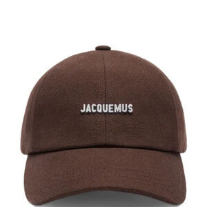 JACQUEMUS La Casquette Baseball Cap In Brown Size 62 NWT